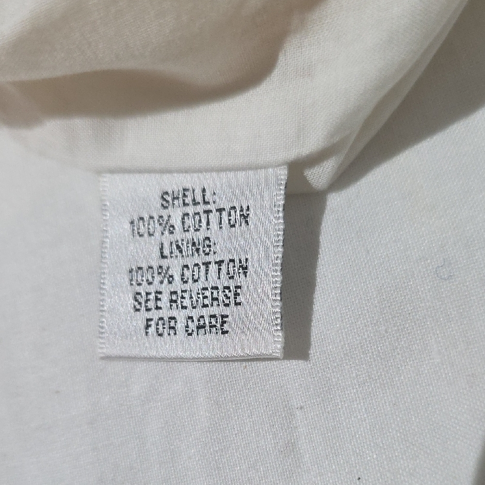 Talbots Yellow White Floral Dress Tropical Vacation Cruise Resortwear Size 8 - Picture 14 of 15